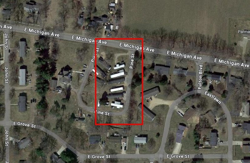 The Pines Tourist Park - Aerial Map (newer photo)